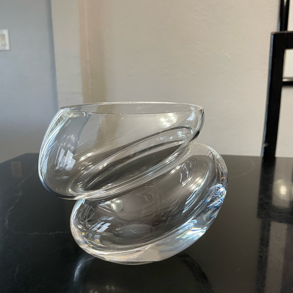 Steuben Crystal Nimbus vase